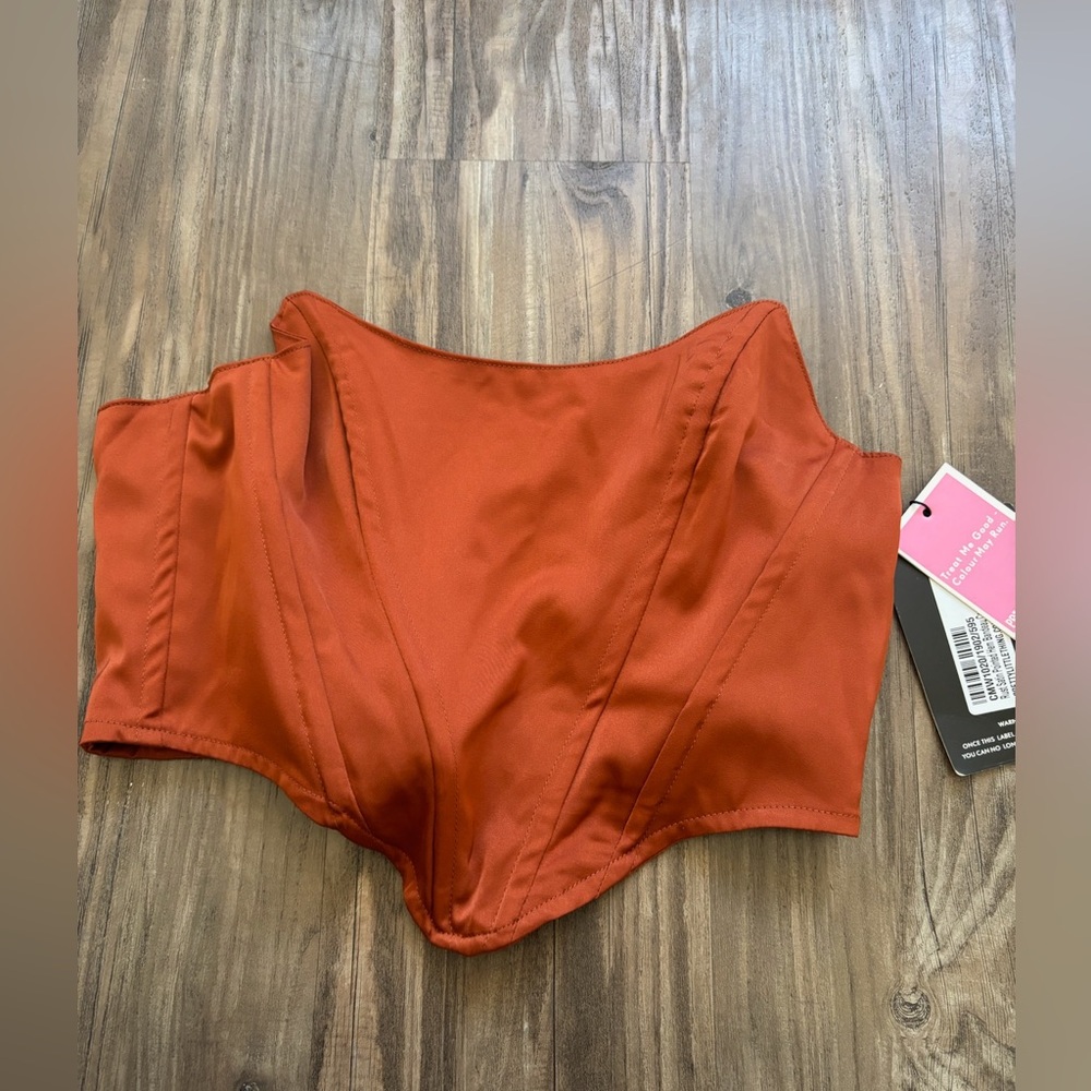 PrettyLittleThing Burnt Orange Women's Shorts